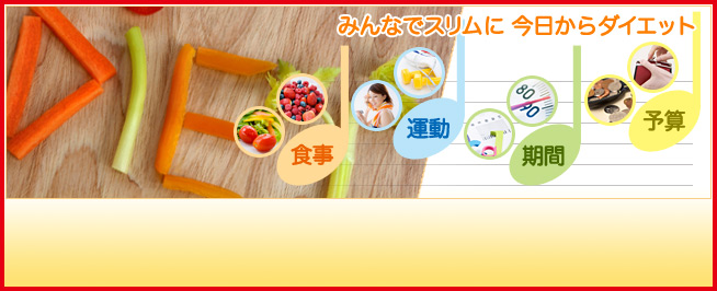 みんなでスリムに今日からダイエット